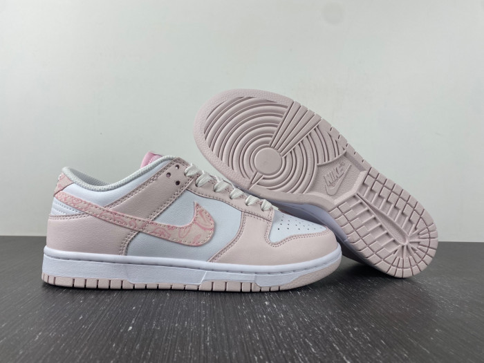 nike dunk low "pink paisley" fd1449-100