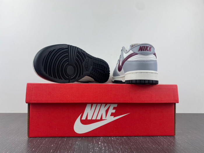 nike dunk low "grey/white/red" dd1503-122