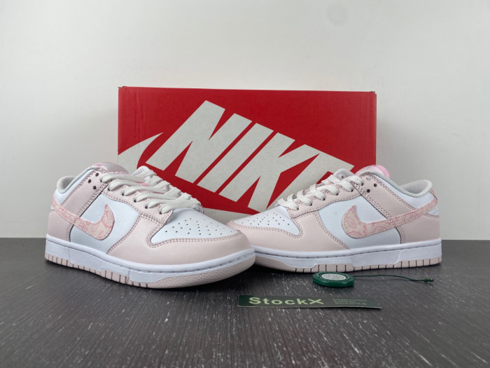 nike dunk low "pink paisley" fd1449-100