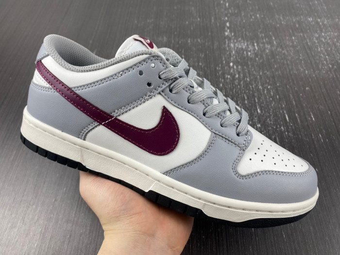 nike dunk low "grey/white/red" dd1503-122