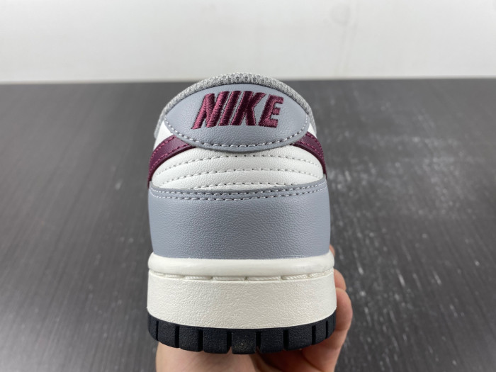 nike dunk low "grey/white/red" dd1503-122