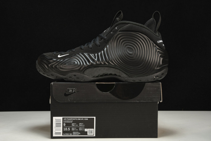 nike x comme des garçons air foamposite one "black" sneakers 17610130