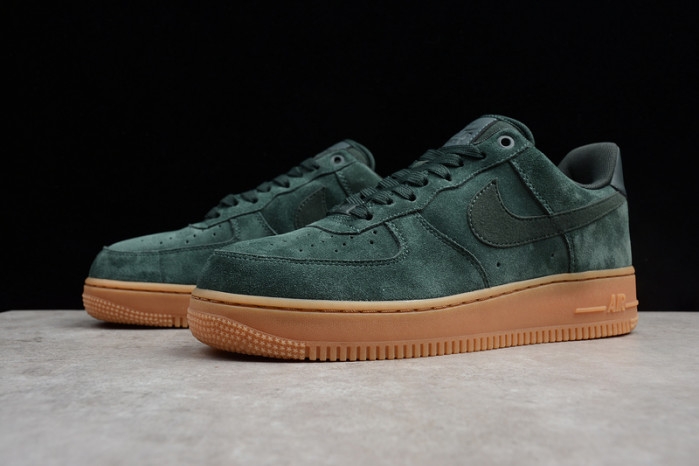 nike air force 1 ´07 l0vt8 suede outdoor green brand  aa1117-300