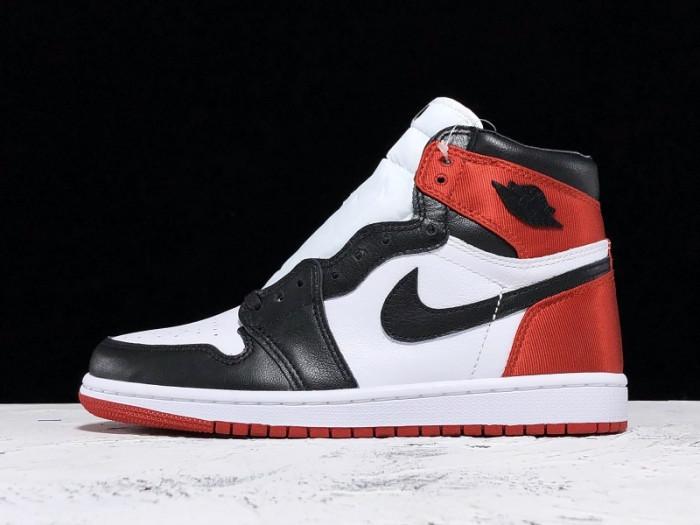 jordan 1 retro high satin black toe (w) cd0461-016