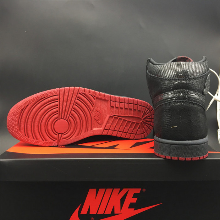 air jordan 1 retro high og black/gym red dc7071-001