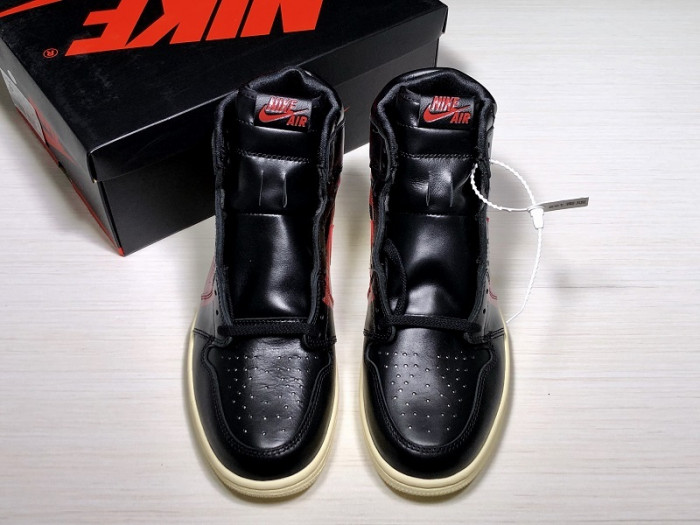 air jordan 1 defiant black red  bq6682-006
