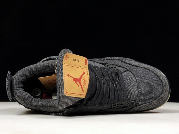 air jordan 4 retro L*v*s nrg  L*v*s - black denim ao2571-001