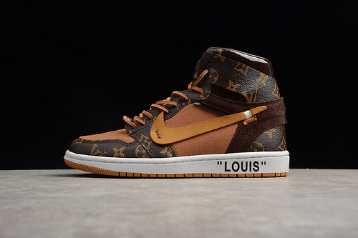air jordan 1 ofw-l0vt aq0818-158 (with case)