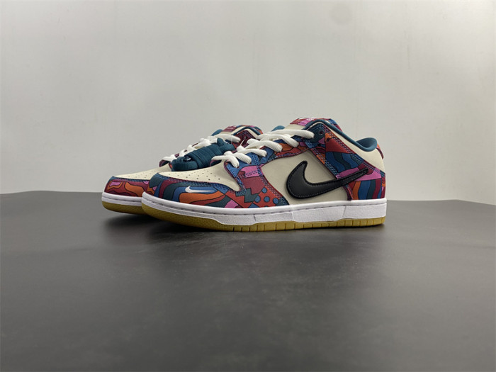 nike sb dunk low pro parra abstract art (2021) - dh7695-600