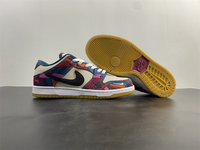 nike sb dunk low pro parra abstract art (2021) - dh7695-600