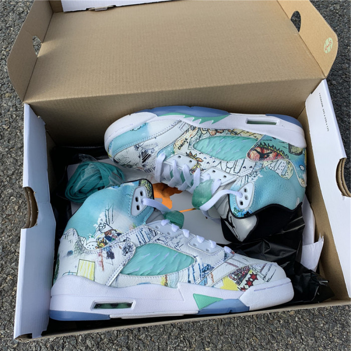 air jordan 5 retro wings (gs)  av3663-900