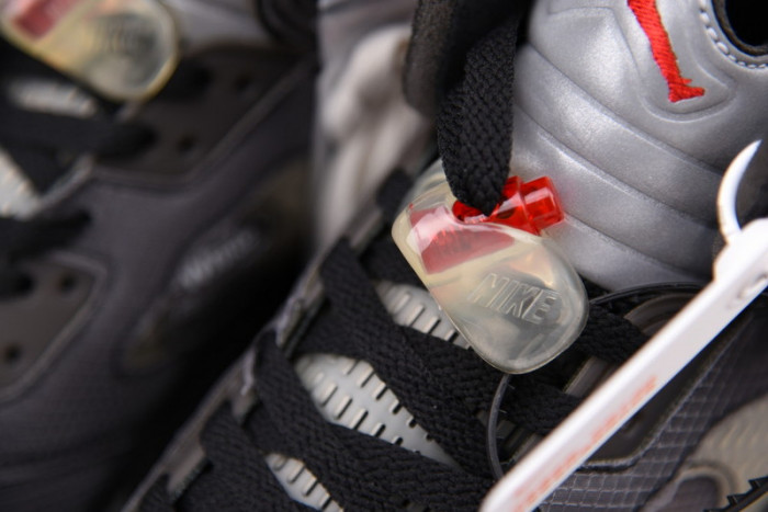 air jordan 5 retro ofw black/muslin-fire red  ct8480-001