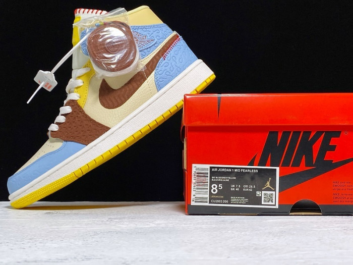 maison chateau rouge x air jordan 1 high mid  fearless cu2803-200