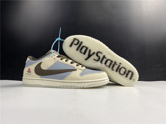 travis scott x playstation x nk sb dunk low cu1726-800