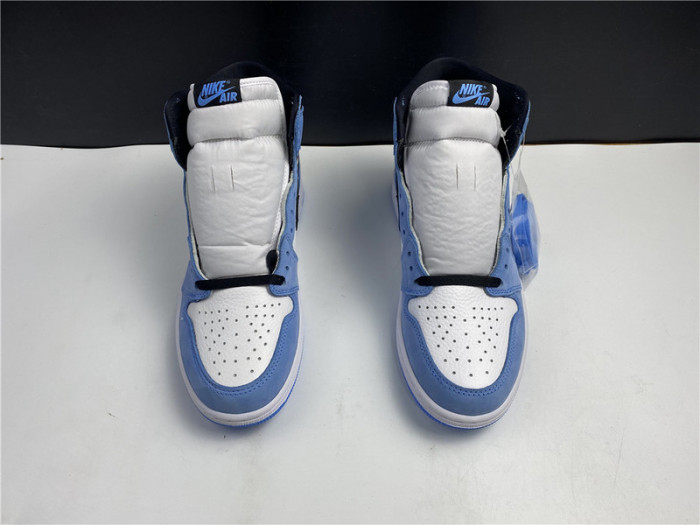 air jordan 1 retro high white university blue black 555088-134