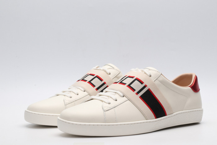 gucc ace embroidered low-top sneaker