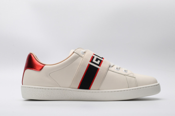 gucc ace embroidered low-top sneaker