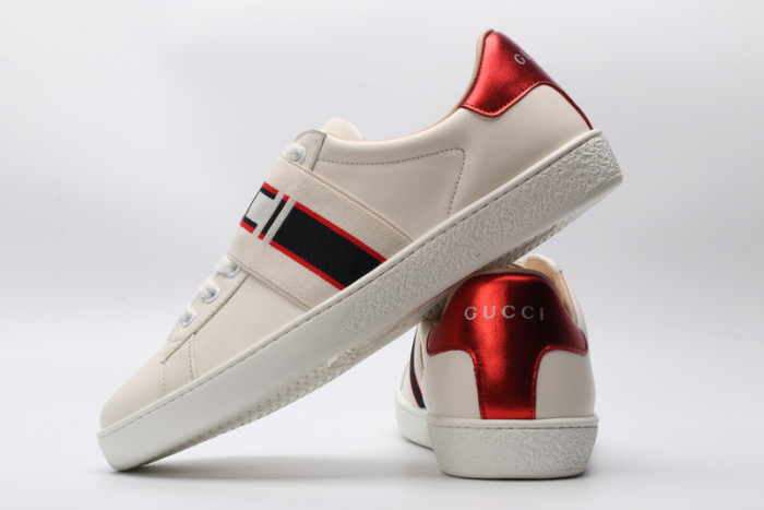gucc ace embroidered low-top sneaker