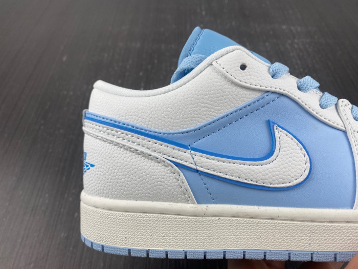 jordan 1 low se reverse ice blue - dv1299-104
