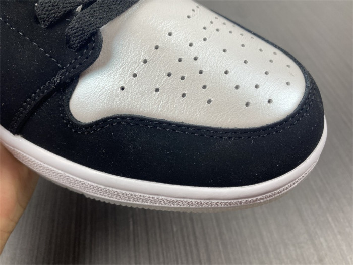 air jordan 1 mid white black diamond dh6933-100