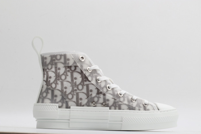 d10r b23 high top logo oblique sneakers