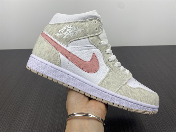 jordan 1 mid se light iron ore (w) - dn4045-001