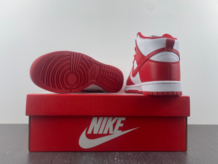 nike dunk high championship white red- dd1399-106