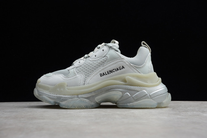 blcg triple s clear sole grey-white  544351 w09o1 1705