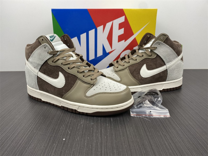 nike dunk high light chocolate - dh5348-100