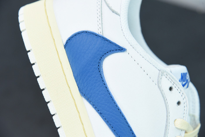 travis scott x fragment x nike air jordan 1 low cream white blue cq3277-100
