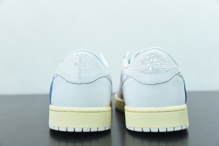 travis scott x fragment x nike air jordan 1 low cream white blue cq3277-100
