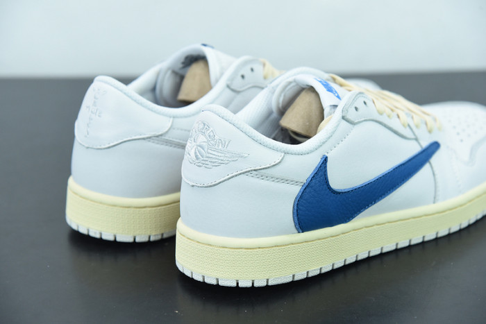 travis scott x fragment x nike air jordan 1 low cream white blue cq3277-100