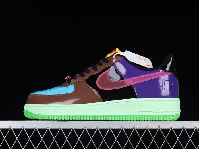 nike x undefeated air force 1 low "pink prime" sneakers dv5255-200