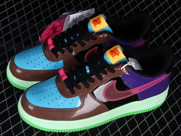nike x undefeated air force 1 low "pink prime" sneakers dv5255-200