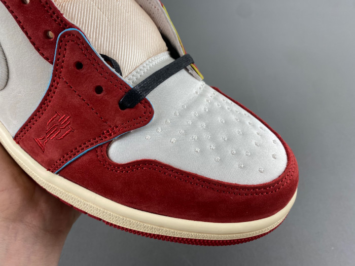 trophy room x air jordan 1 low og "home" hv6157-100