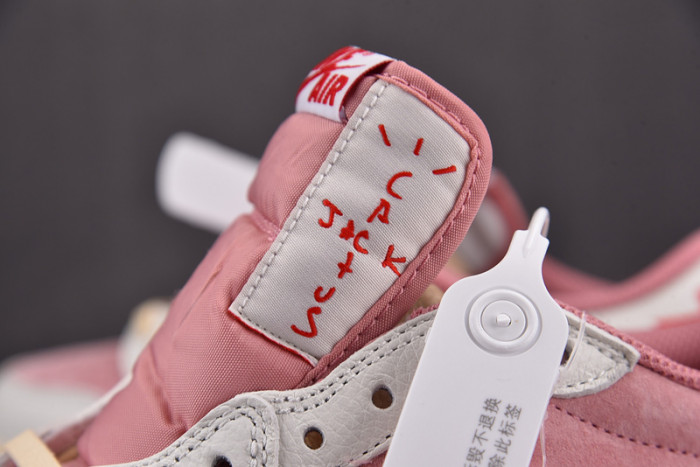 travis scott x air jordan 1 low og shy pink dm7866-600