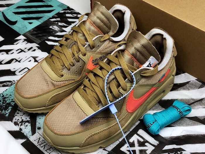 ofw nike air max 90 desert ore aa7293-200