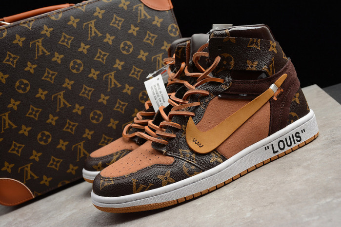 air jordan 1 ofw-l0vt aq0818-158 (with case)