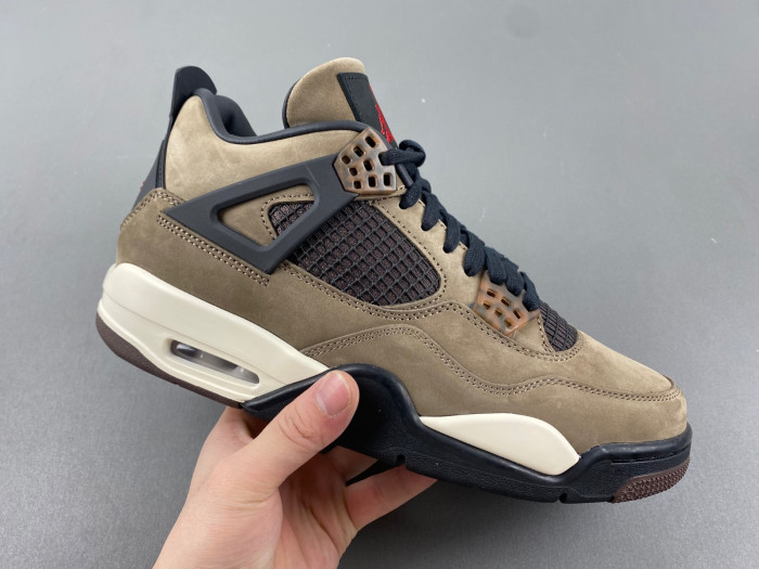 travis scott x air jordan 4 “dark mocha” aj4-882335