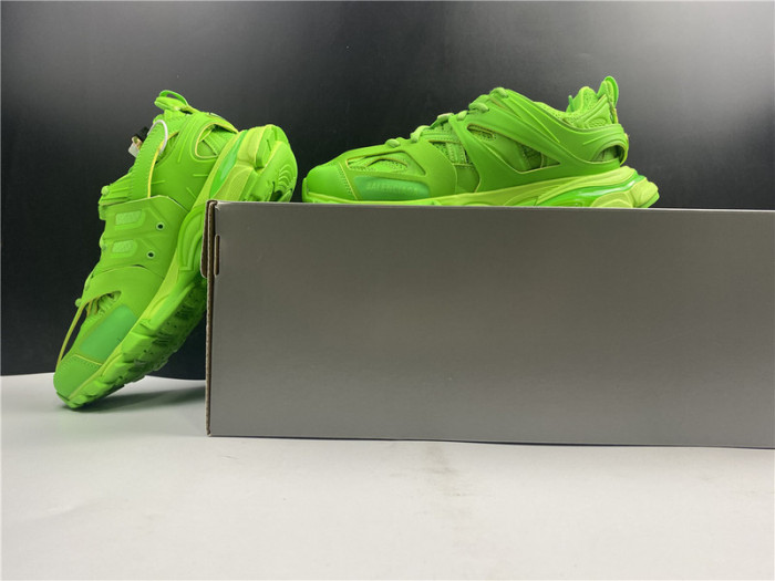 blcg track trainer  fluo green 542436 w3ab1 3801