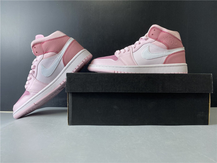 air jordan 1 mid digital pink (w) cw5379-600