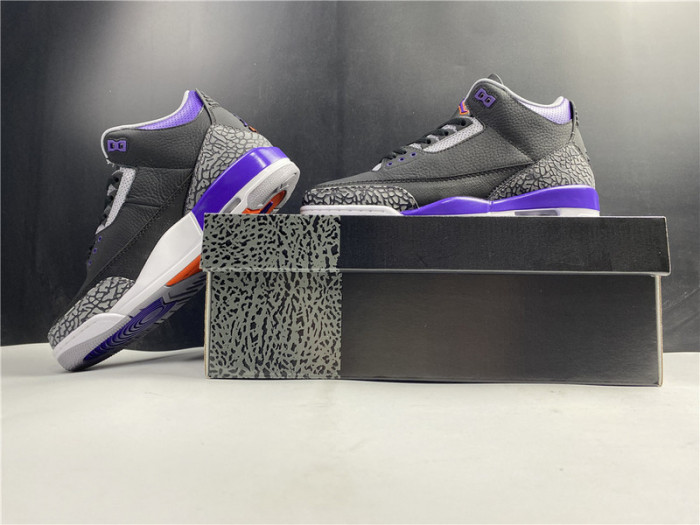 air jordan 3 retro black court purple ct8532-050