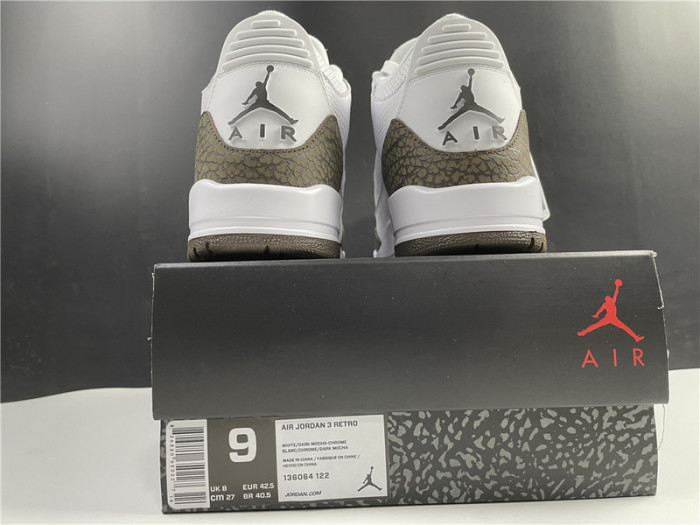 air jordan 3 retro mocha (2018) 136064-122