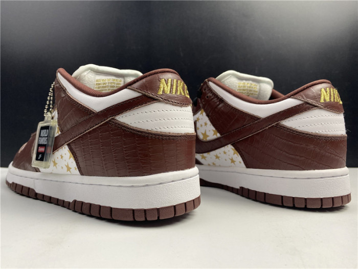 nike sb dunk low stars barkroot brown (2021)  dh3228-103