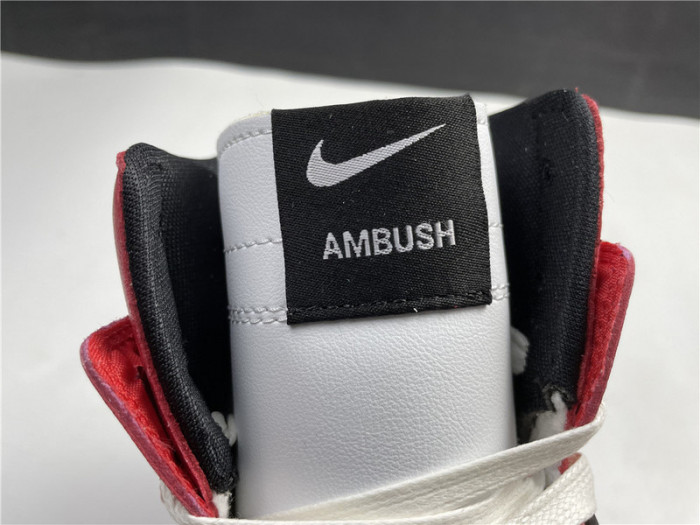 nike dunk high ambush red  cu7544-102