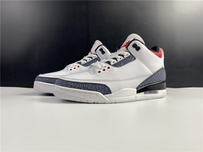 air jordan 3 retro se fire red denim (2020) cz6431-100