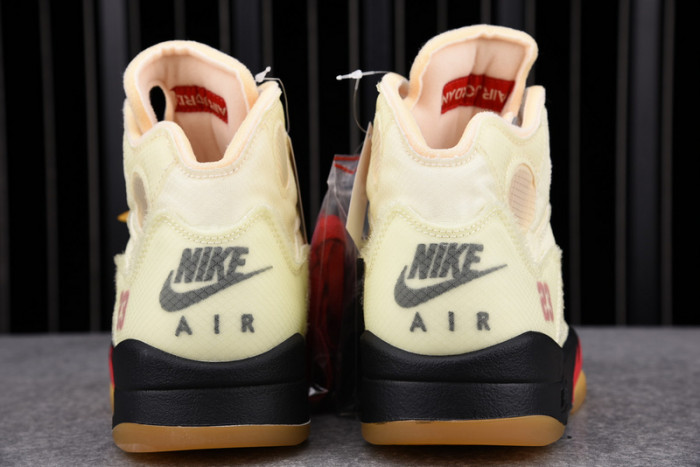 air jordan 5 retro ofw sail dh8565-100