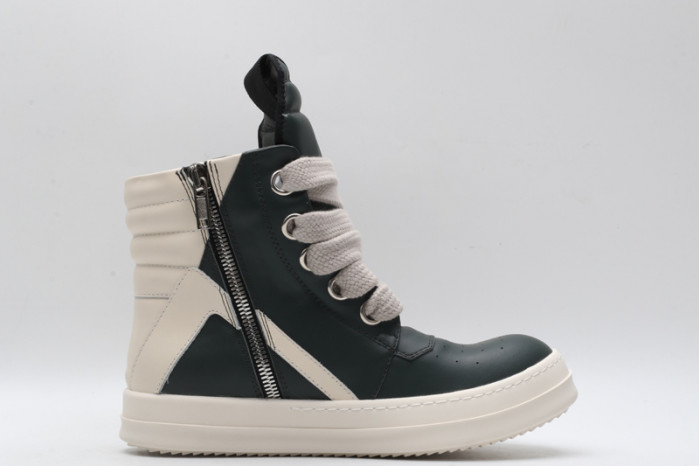 rick 0wens sneakers (dark green)