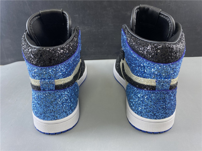 fragment design x air jordan 1 “glitter”  ck5566-400