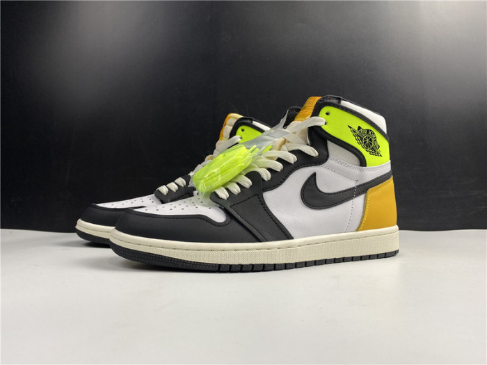 air jordan 1 retro high og ''volt gold''  555088-118